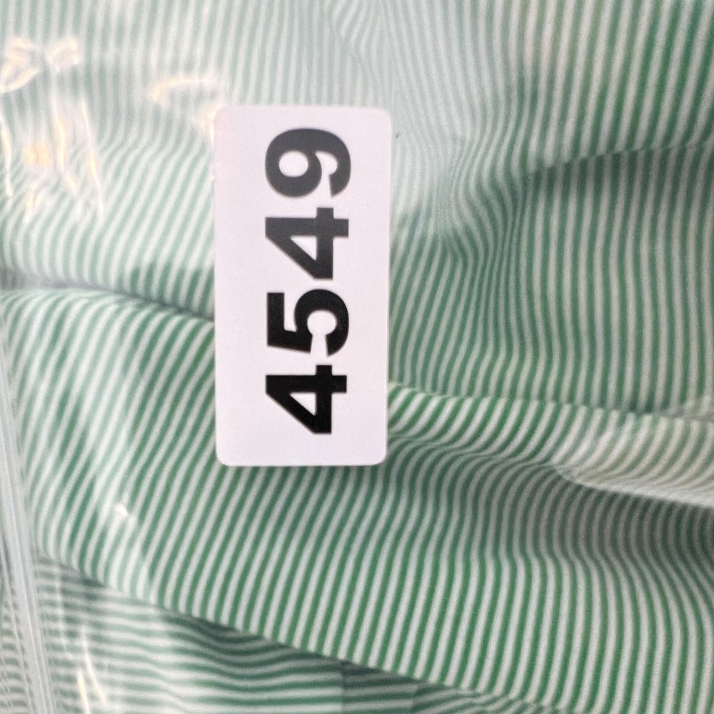 KJUS Polo Shirt Mens XL Green White Stripe Golf UPF 50 Performance Jersey - Picture 11 of 11